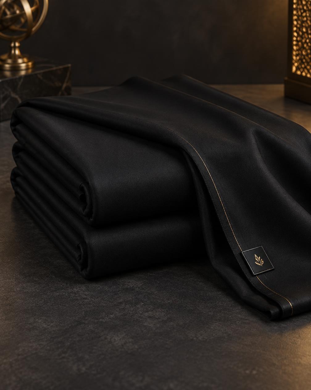 Royal Black Premium Wash & Wear fabric